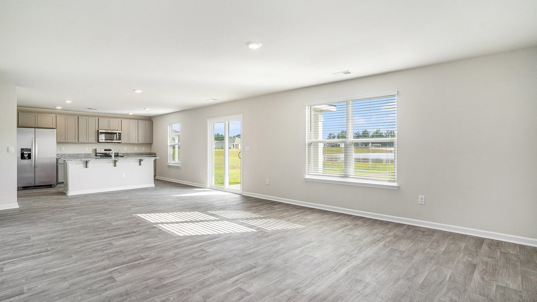 living and dining area