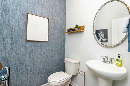 Galen half bath with stand alone sink