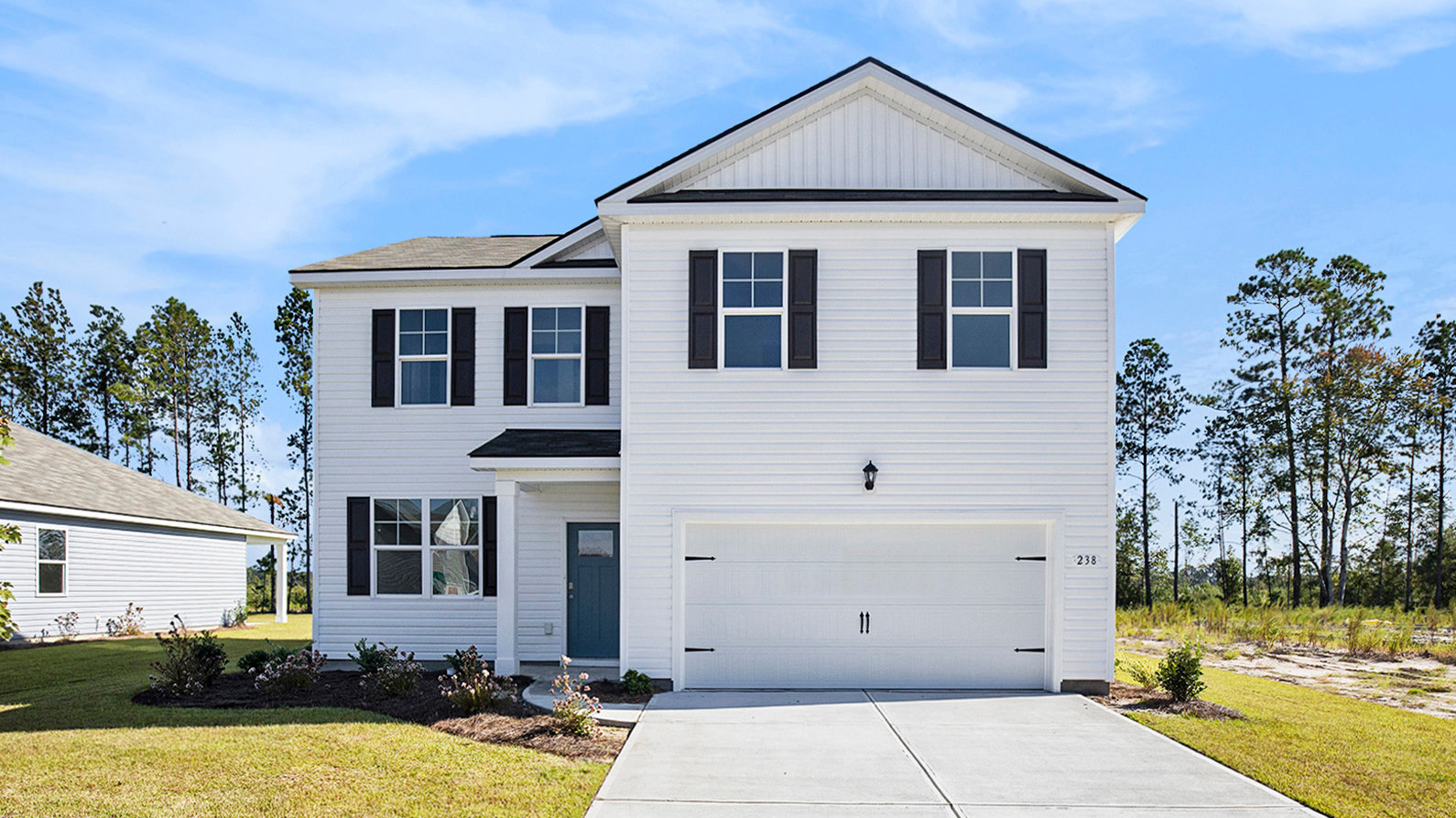 two story home with vinyl siding