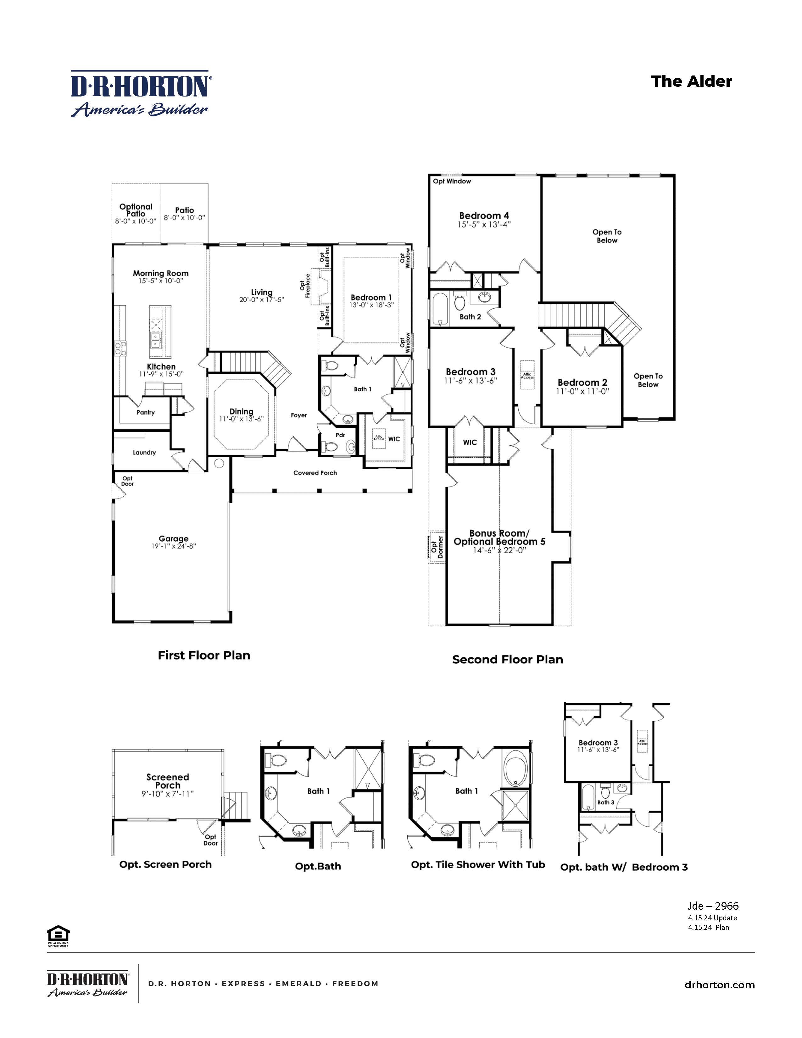 Alder plan at Brunswick Plantation