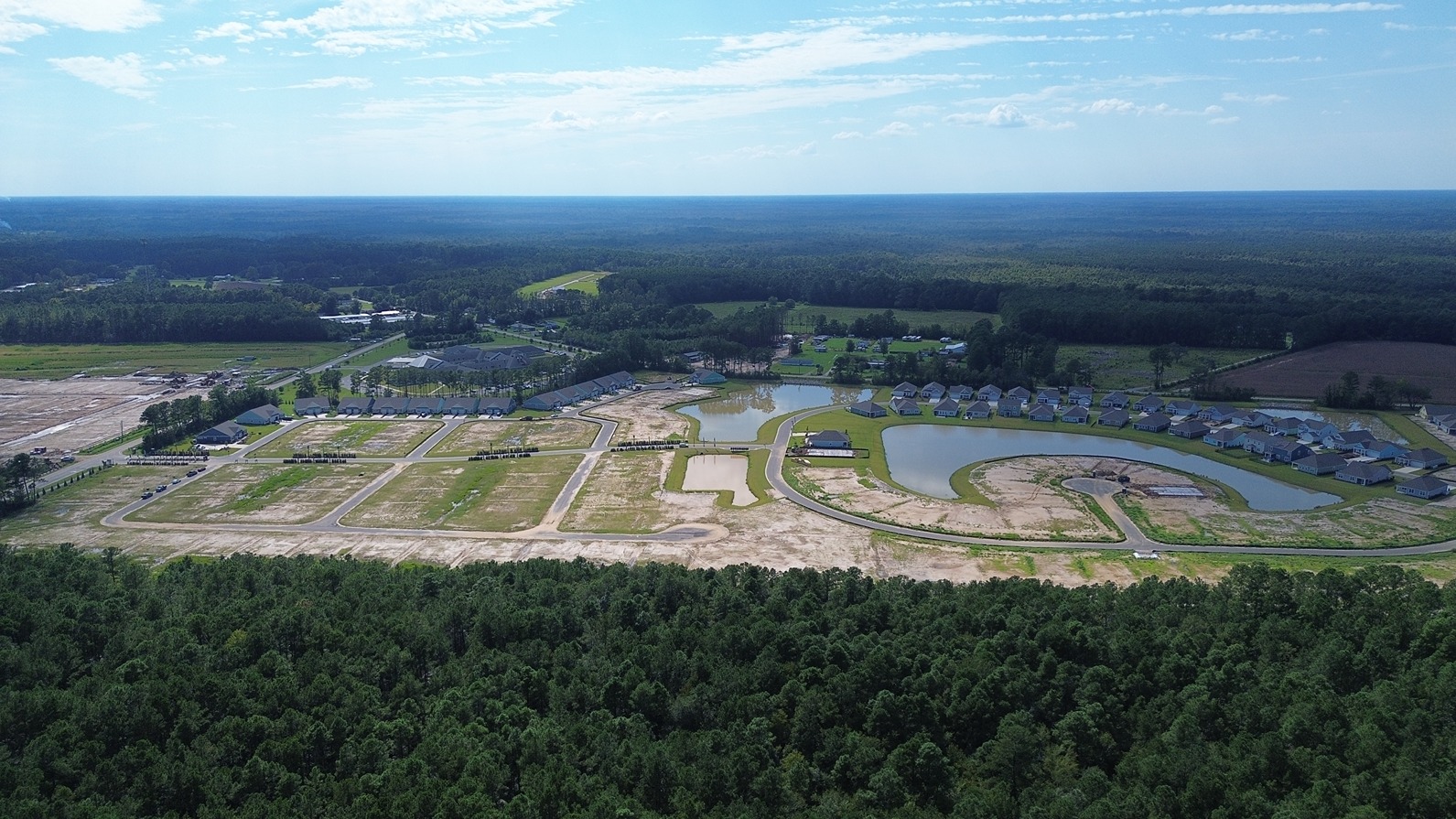 Aerial of community