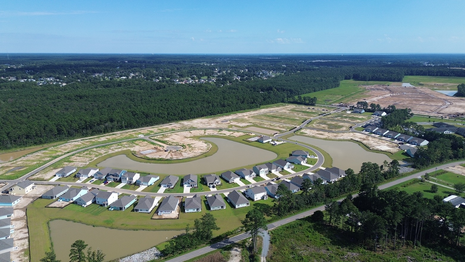 Aerial of community