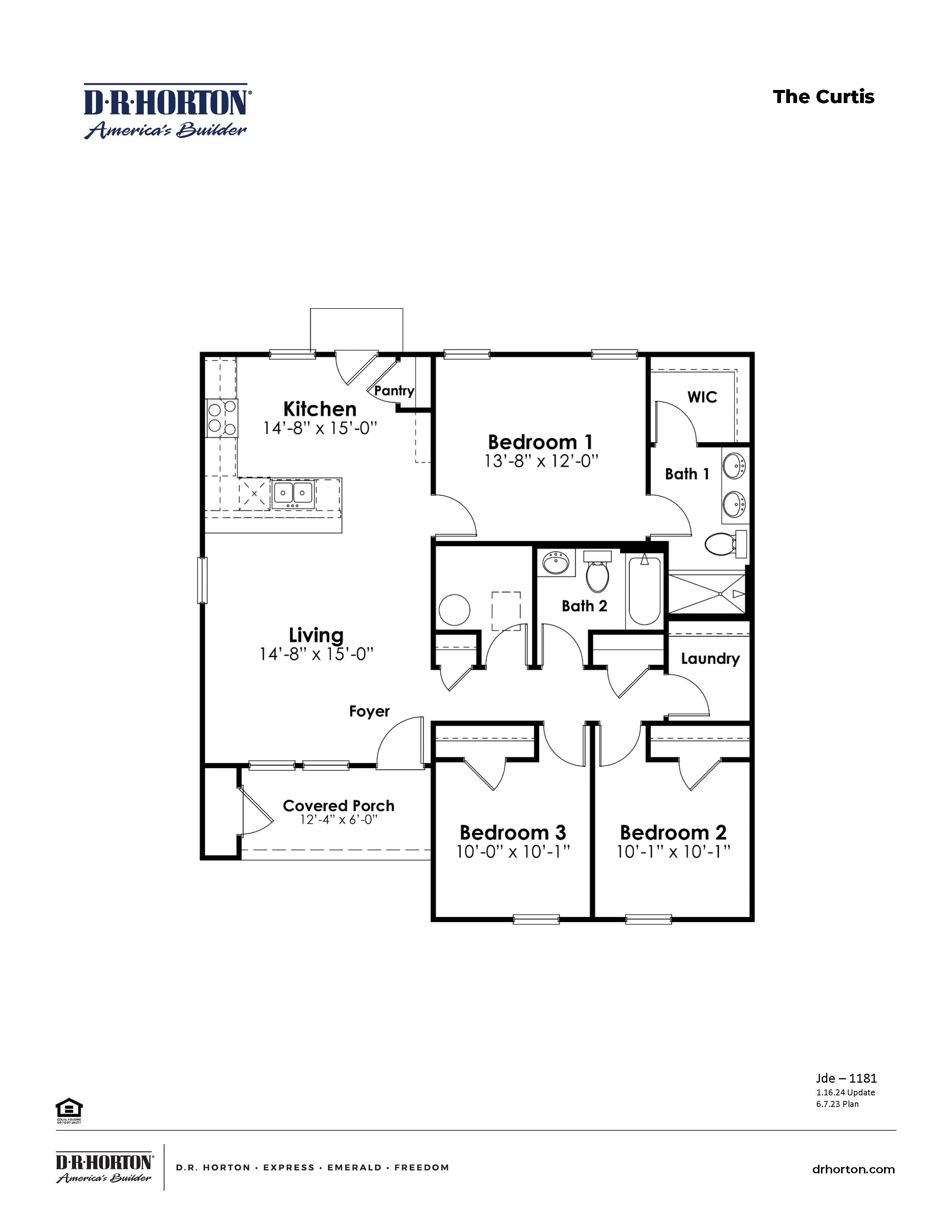 the curtis floorplan