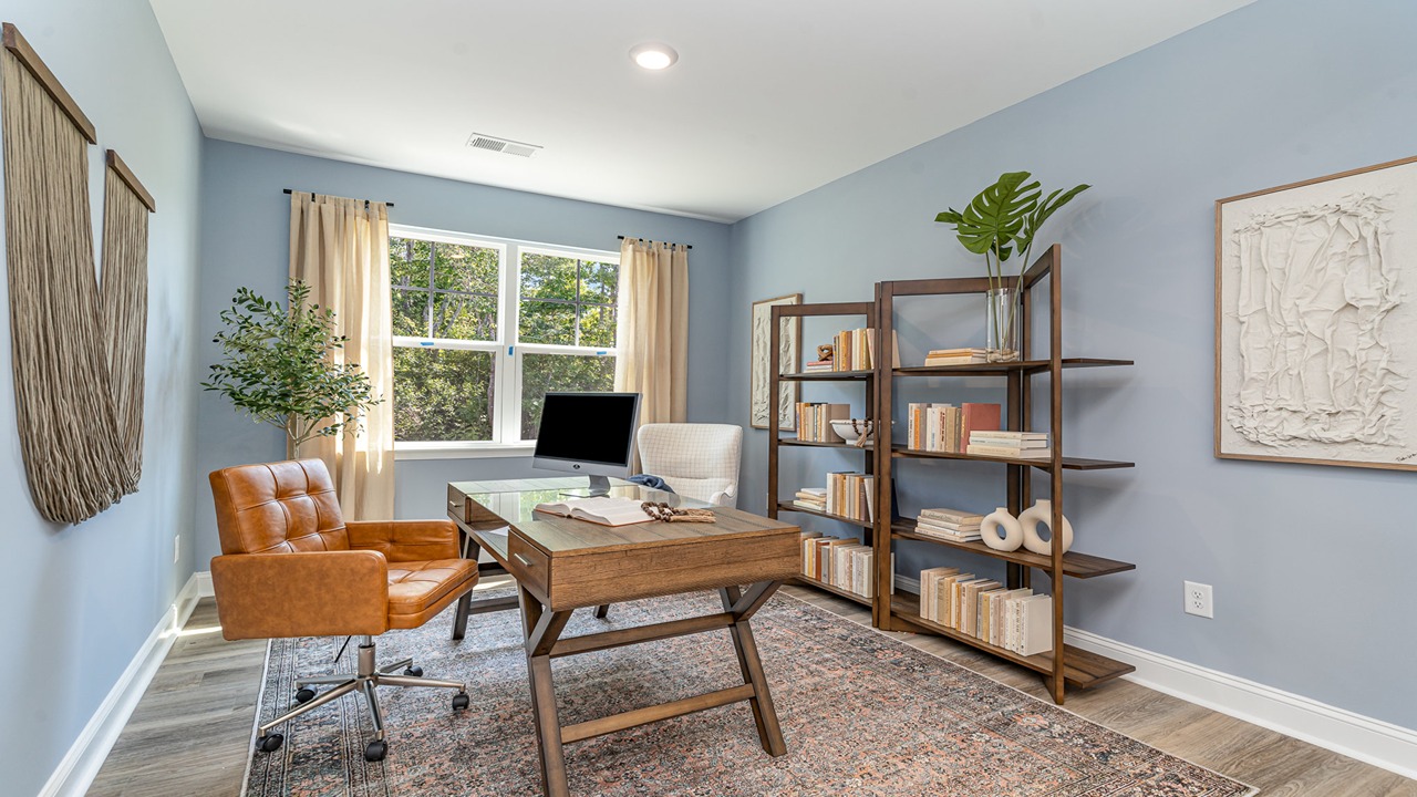 secondary bedroom with double window
