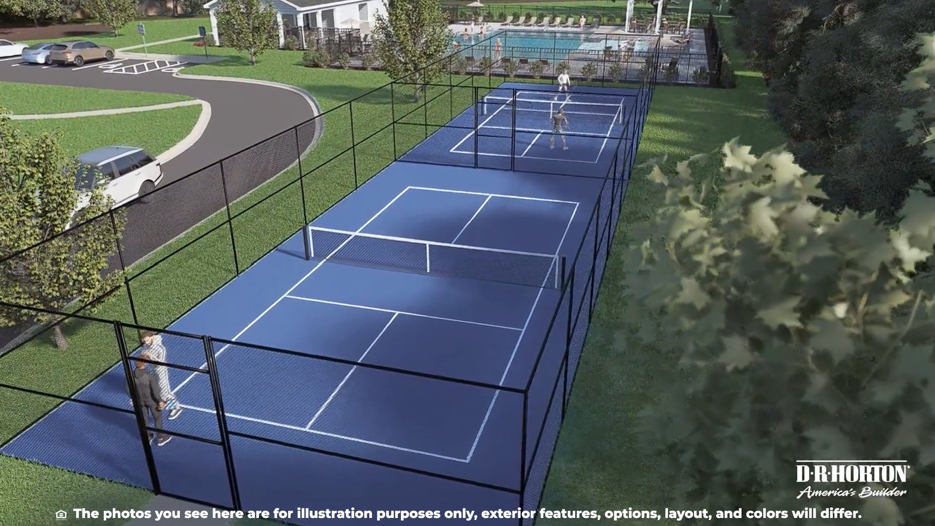 pickleball rendering