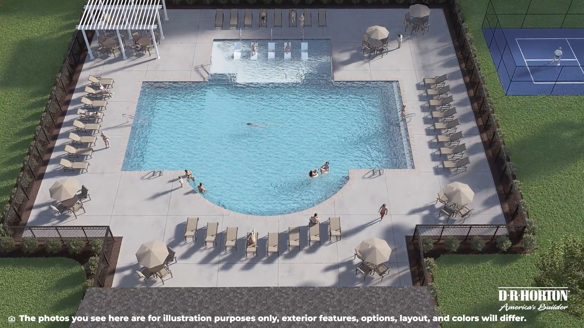 pool rendering