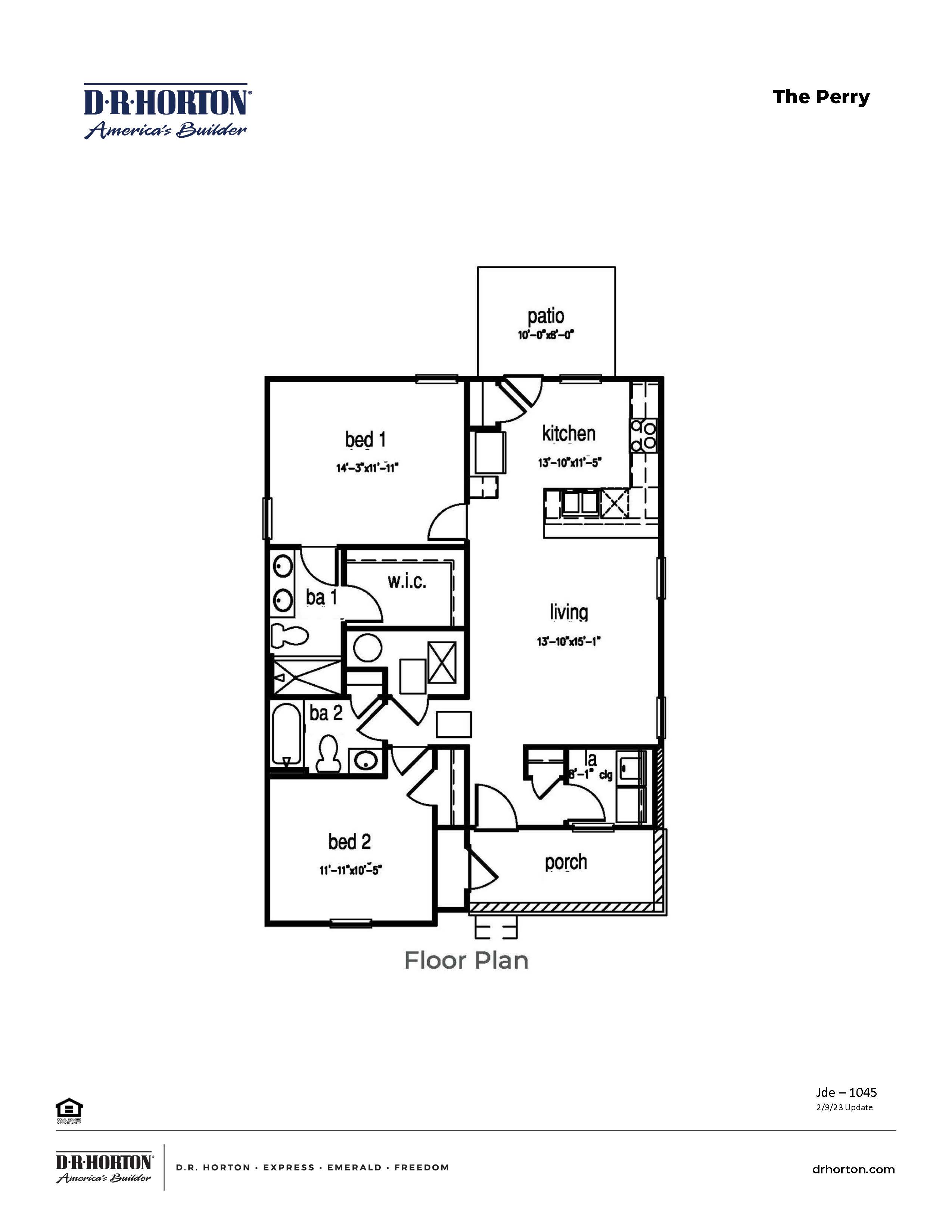 Floor Plan in Ivy Woods LONGS, SC D.R. Horton