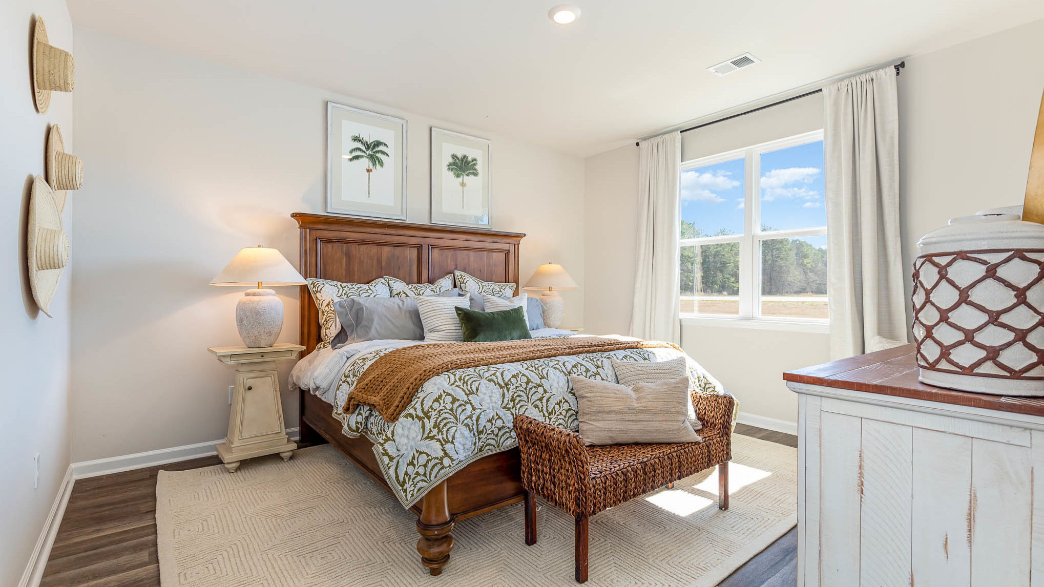 Aria primary bedroom with lvp flooring