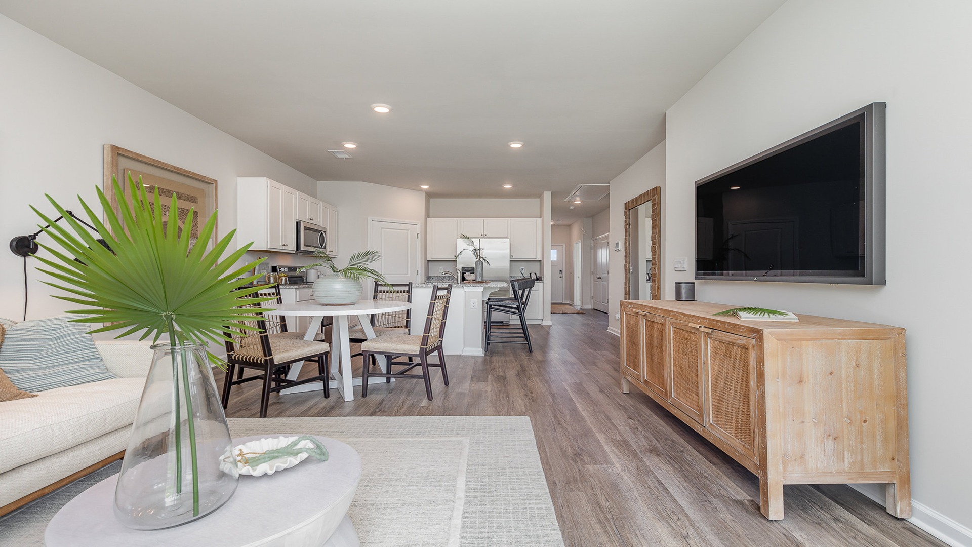 Belmont open space living room