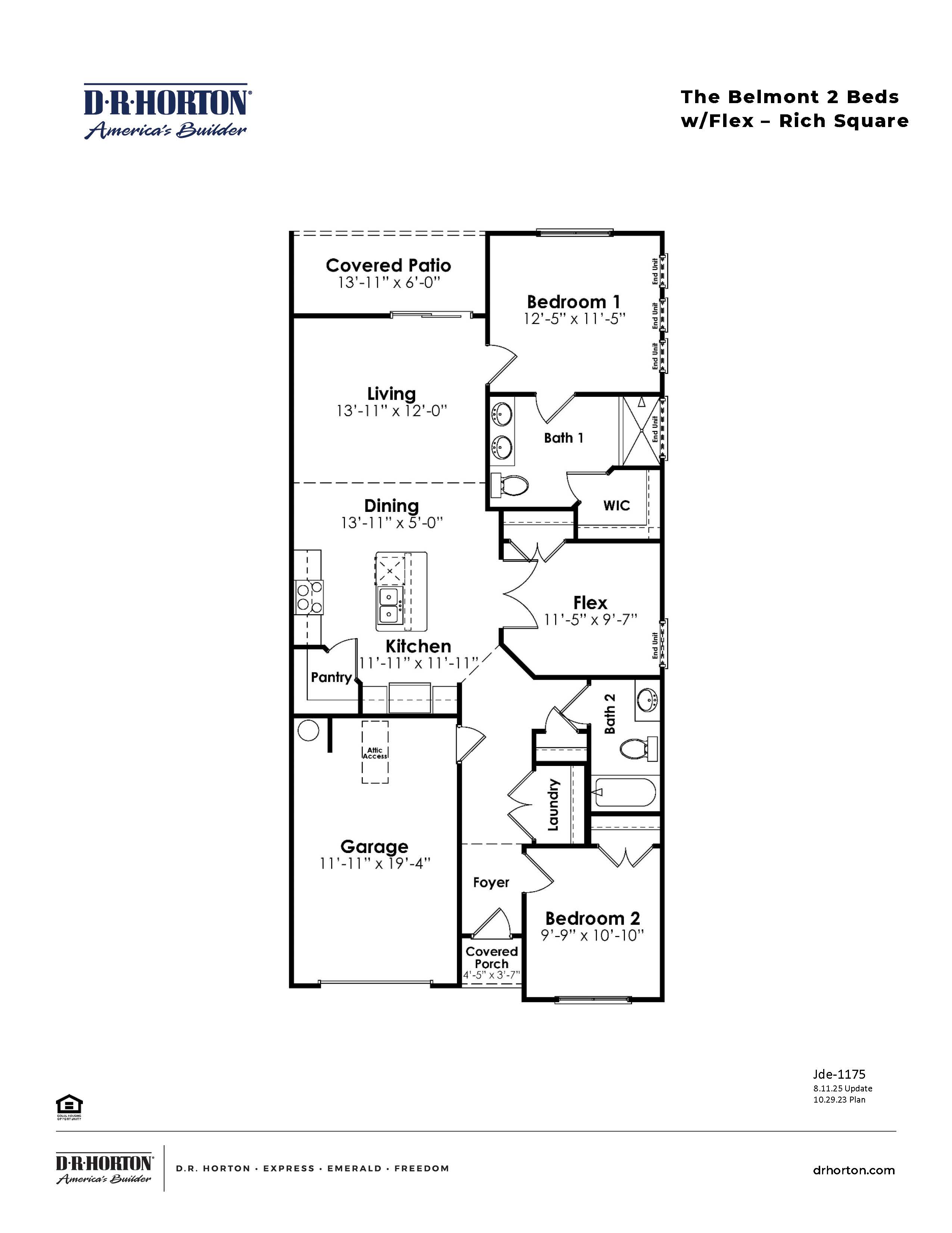 Belmont two bedroom with flexroom