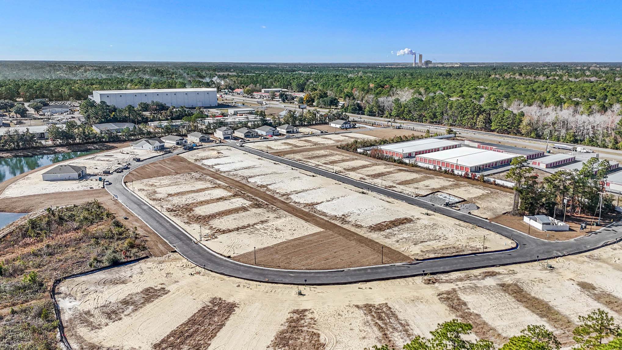 Aerial of community