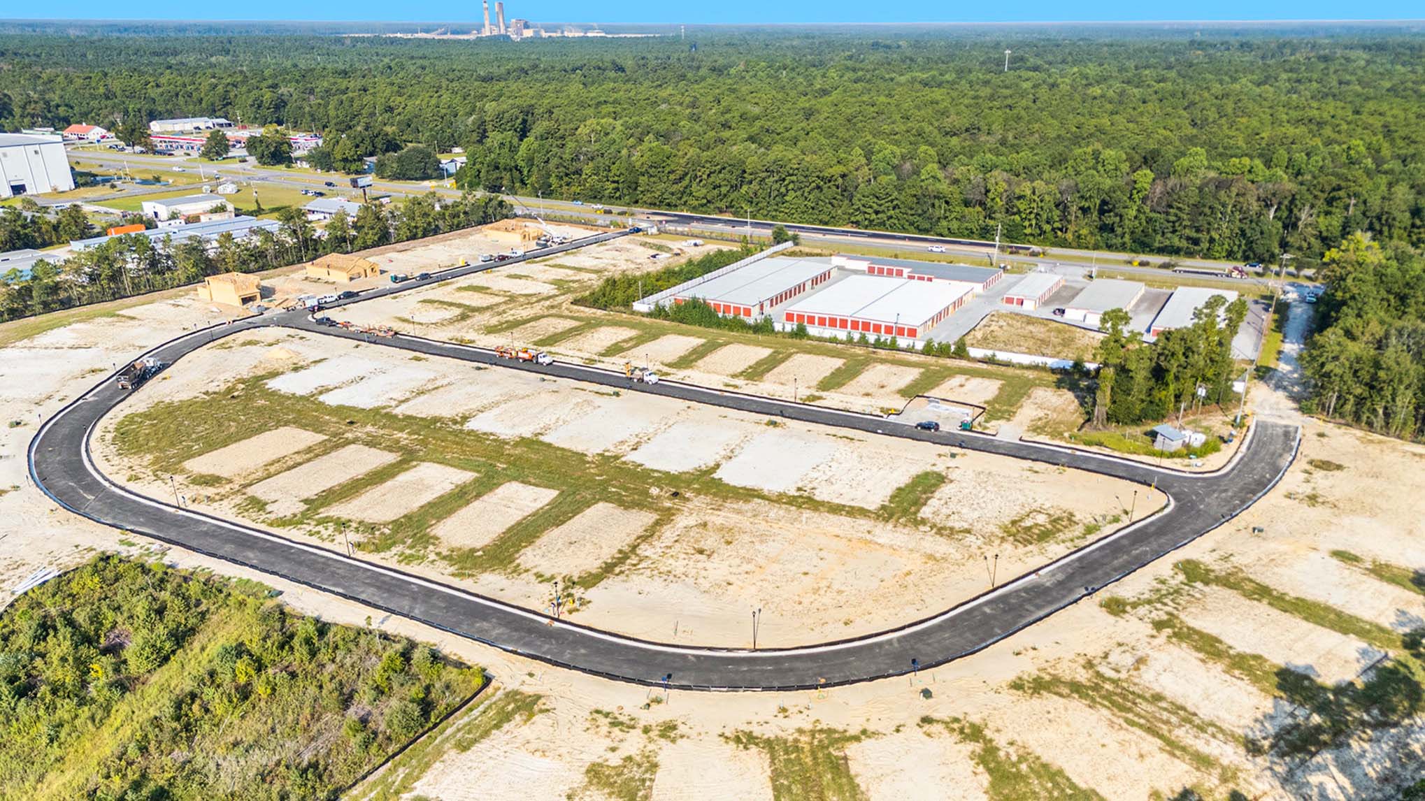 Aerial of community