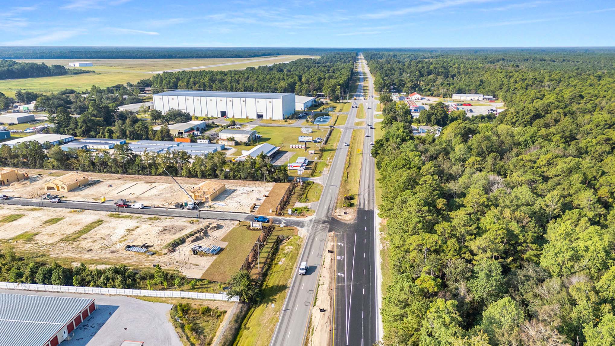 Aerial of community