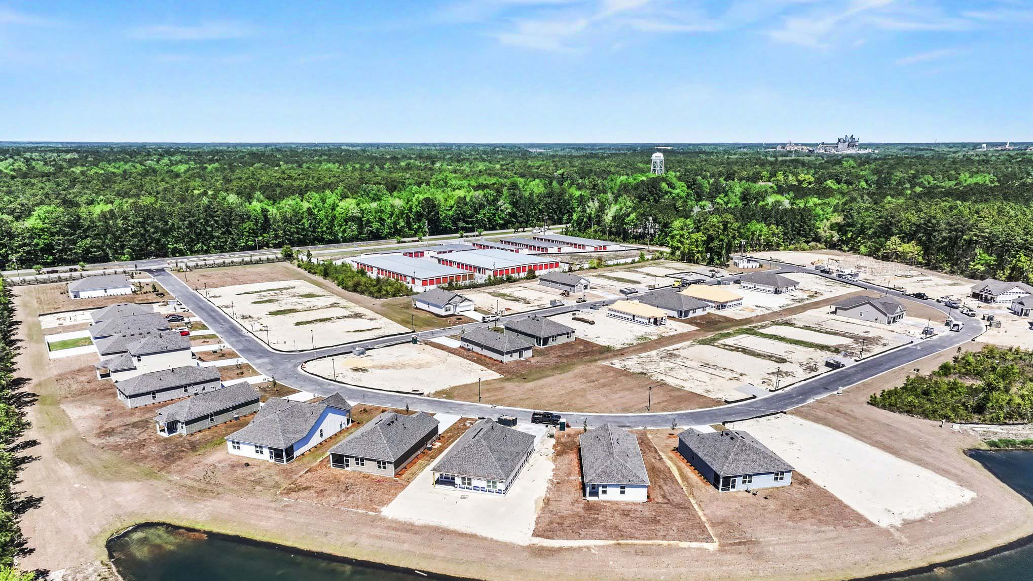 Aerial of community