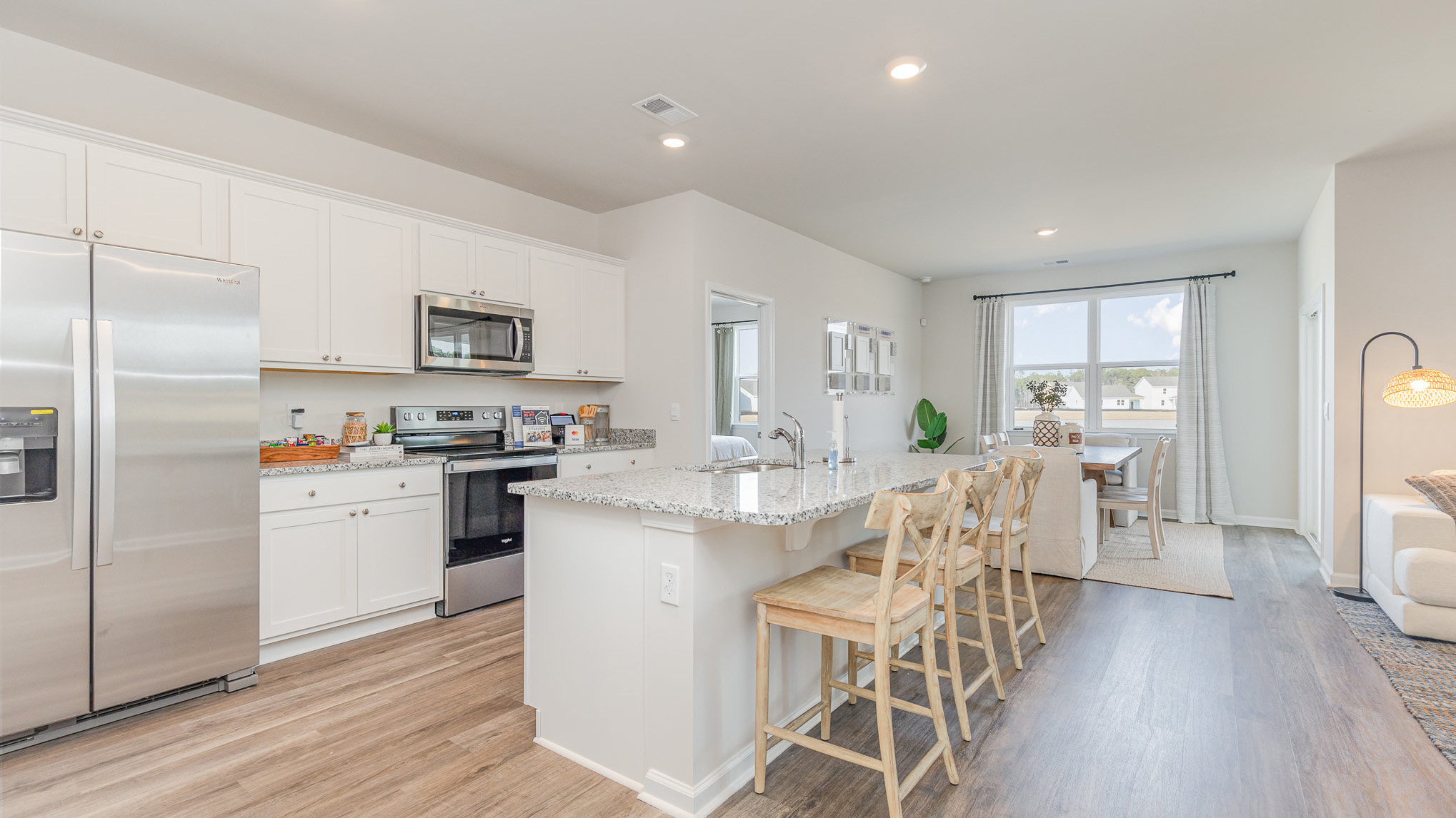 kitchen with granite counters