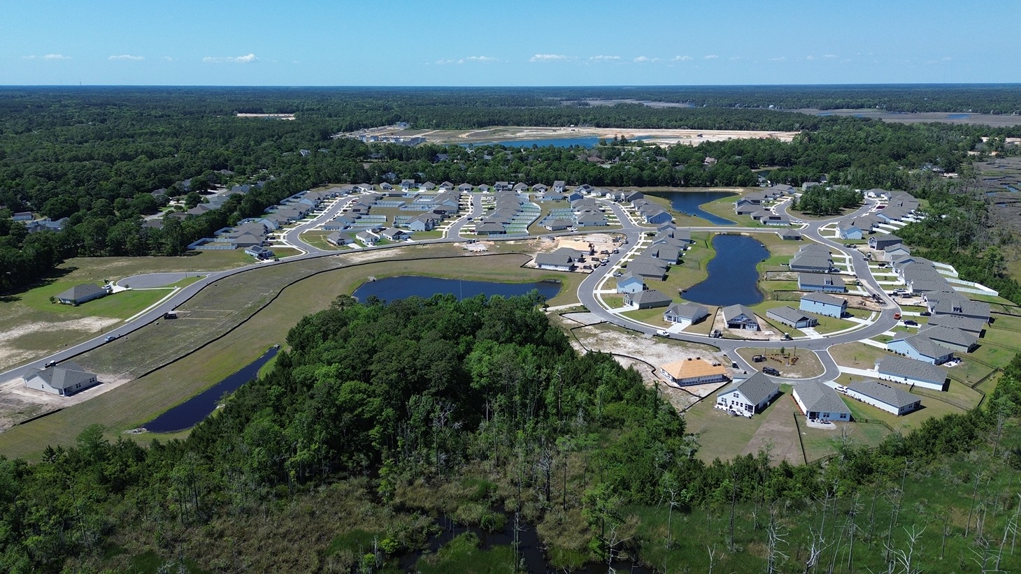 aerial of Stanbury Creek