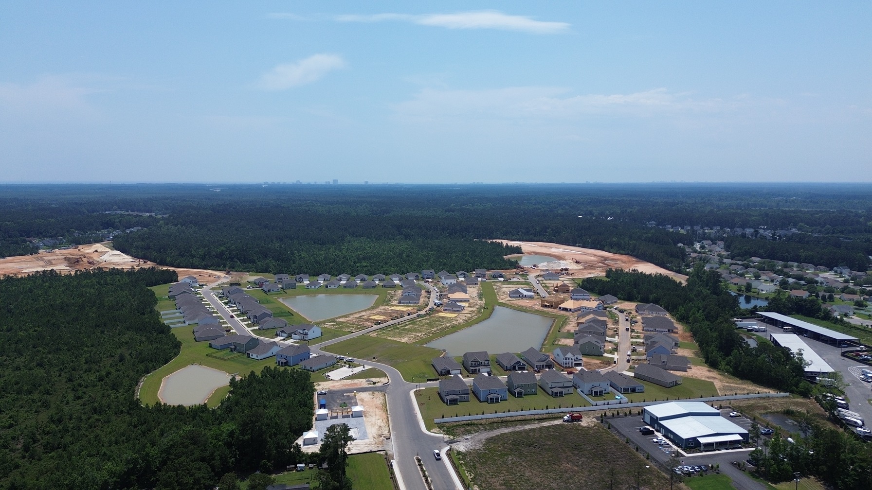 aerial of community