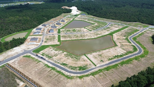 aerial picture of homesite