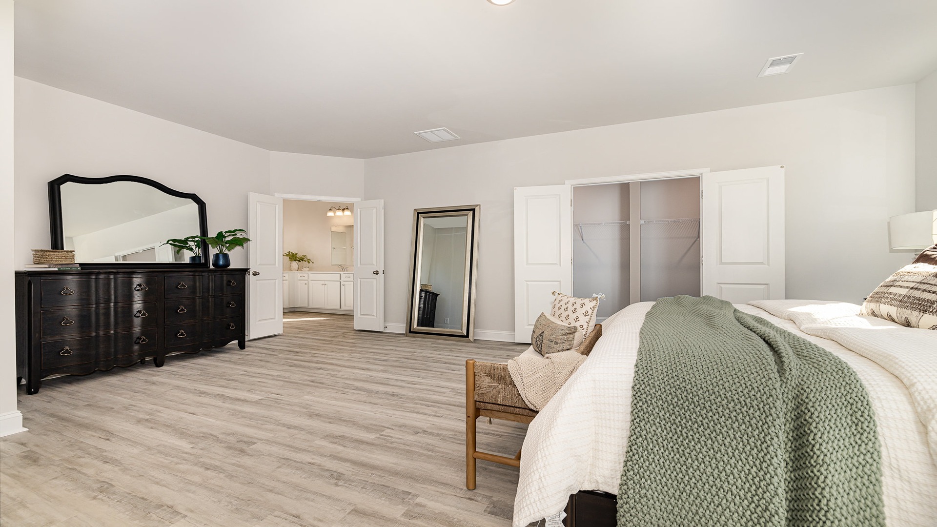 Tillman primary bedroom with dresser