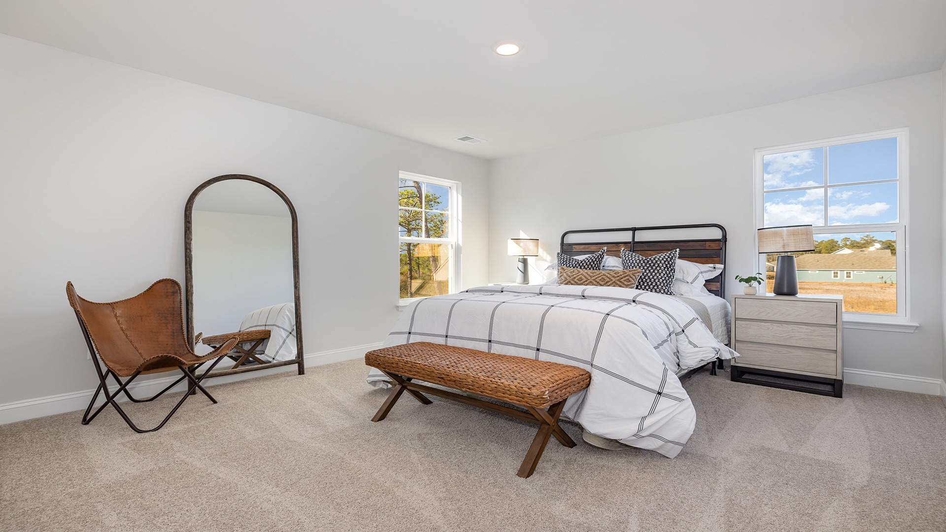 Tillman secondary bedroom with carpet