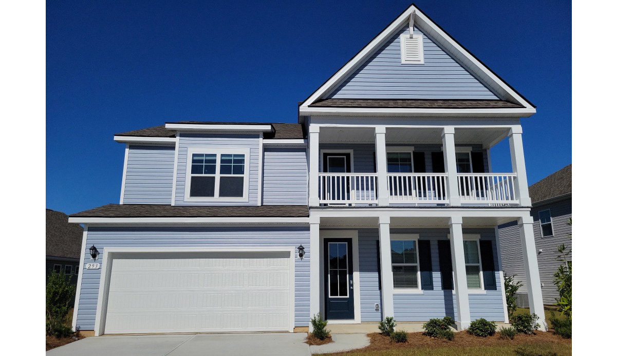 two story home with hardie siding