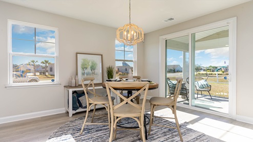 Harbor Oak with sliding door