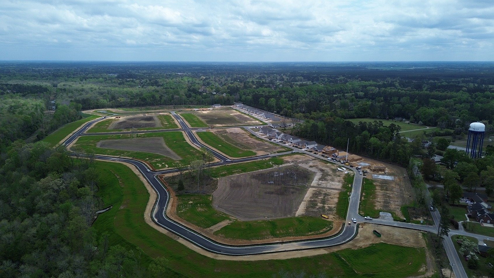 Aerial of community