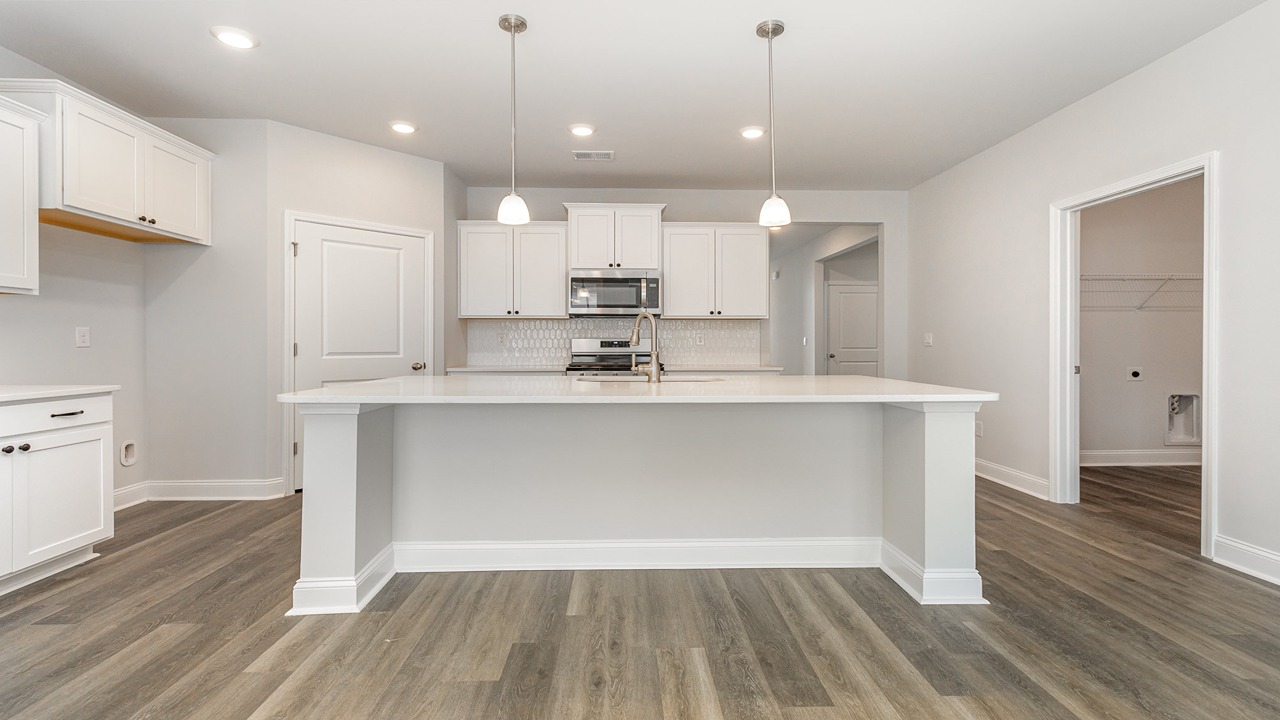 kitchen with granite counters