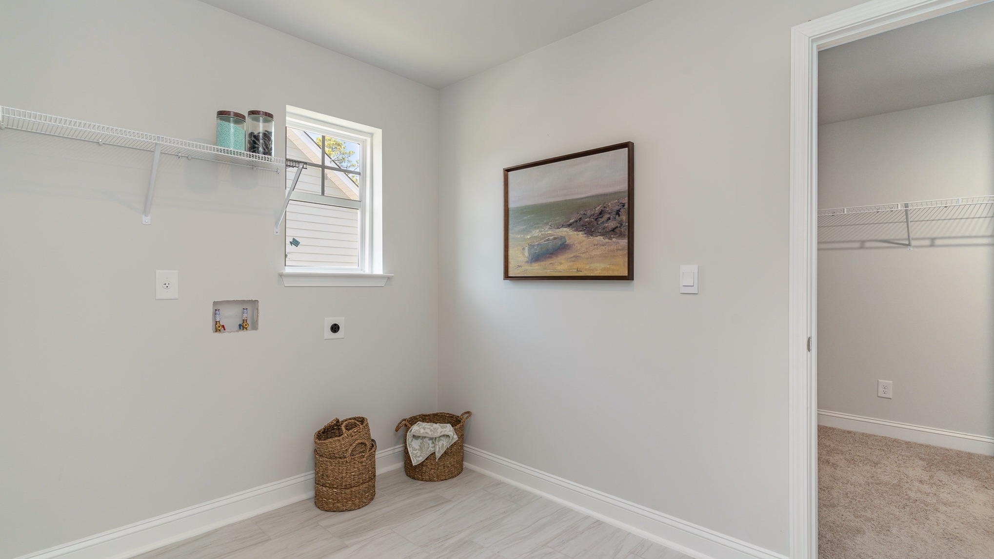 Harbor Oak closet