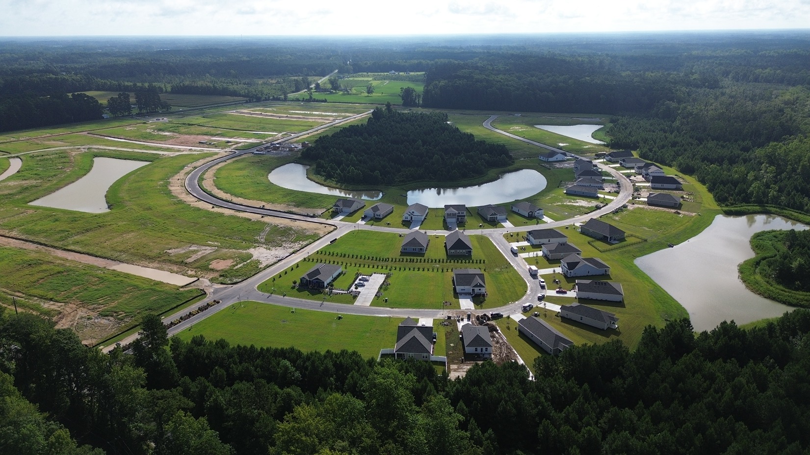 aerial of community
