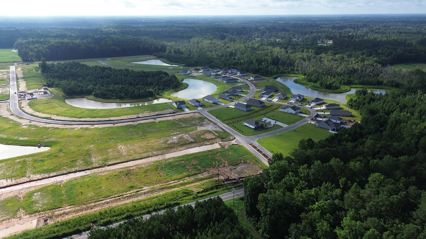 Aerial of community