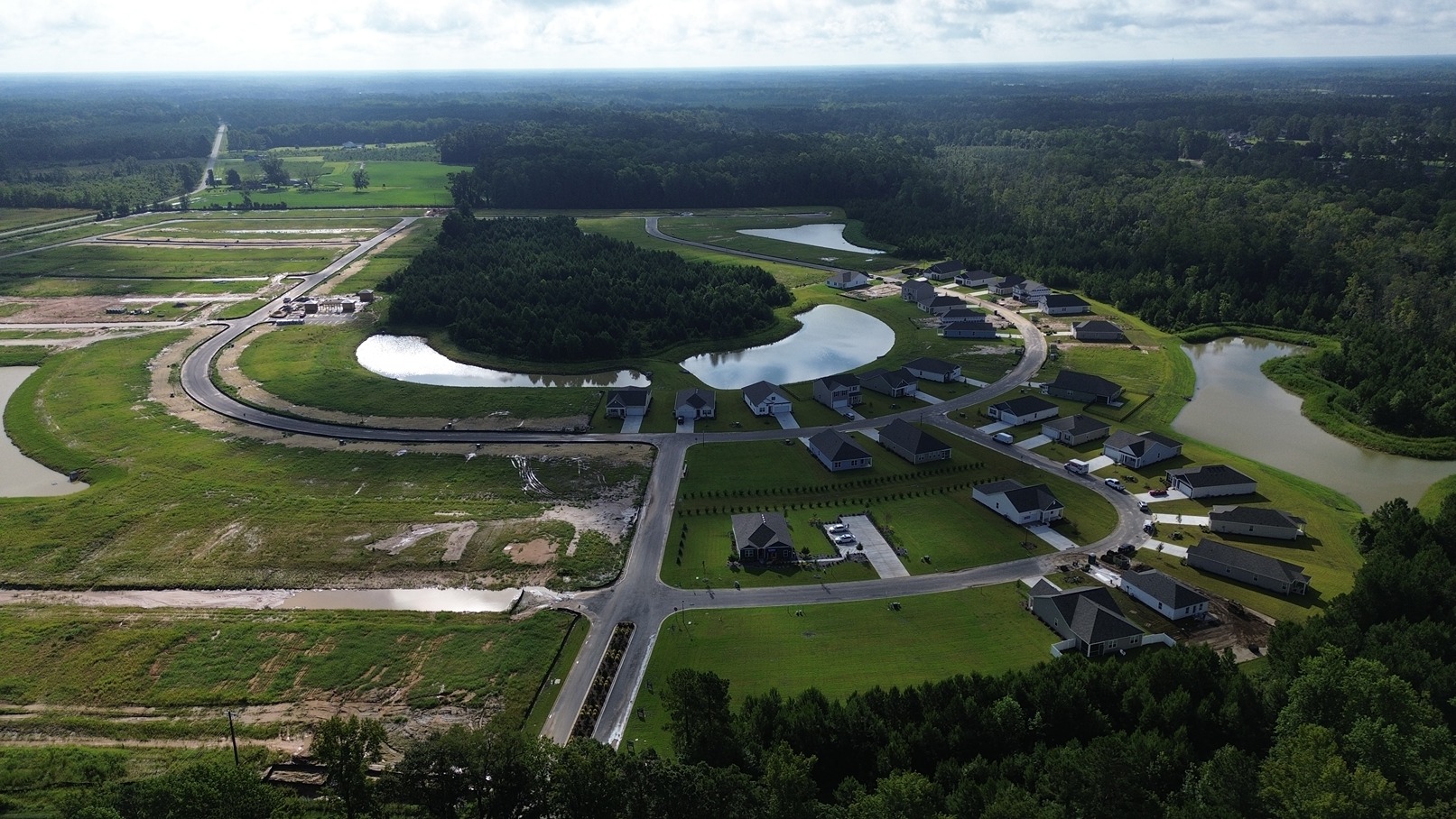Aerial of community