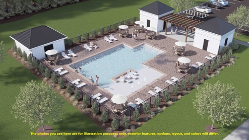Aerial of Pool Coming Soon