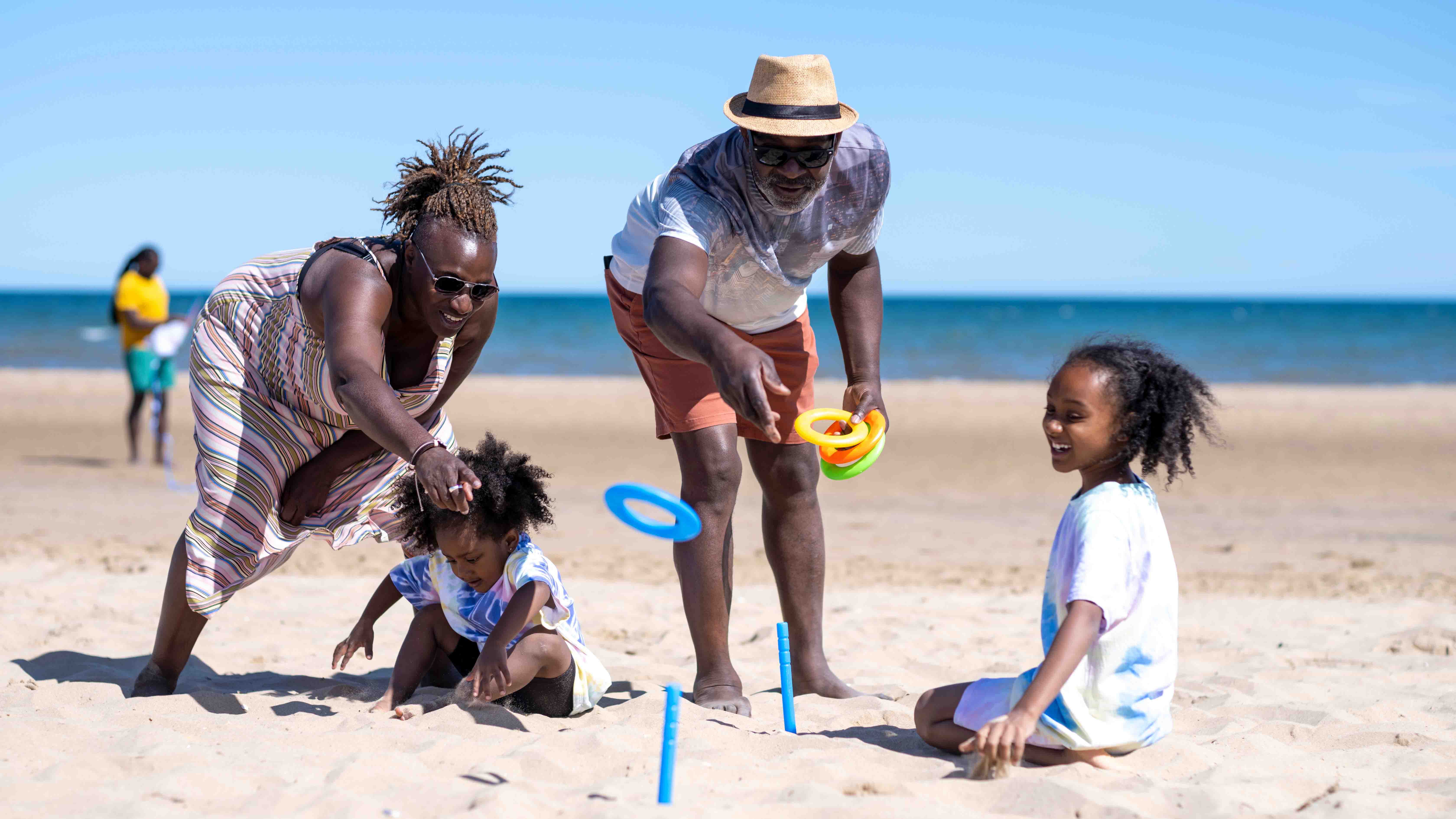 beach family