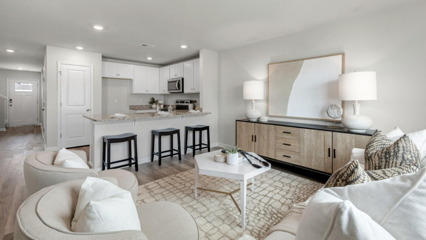 Pearson kitchen and living area