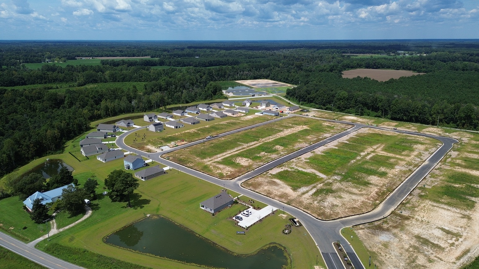 Aerial of community