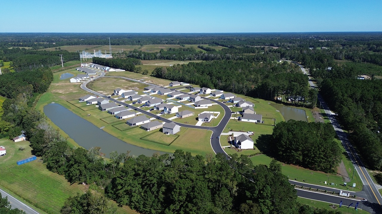 Aerial of community