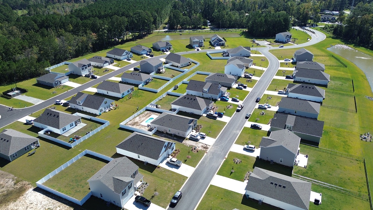 Aerial of community