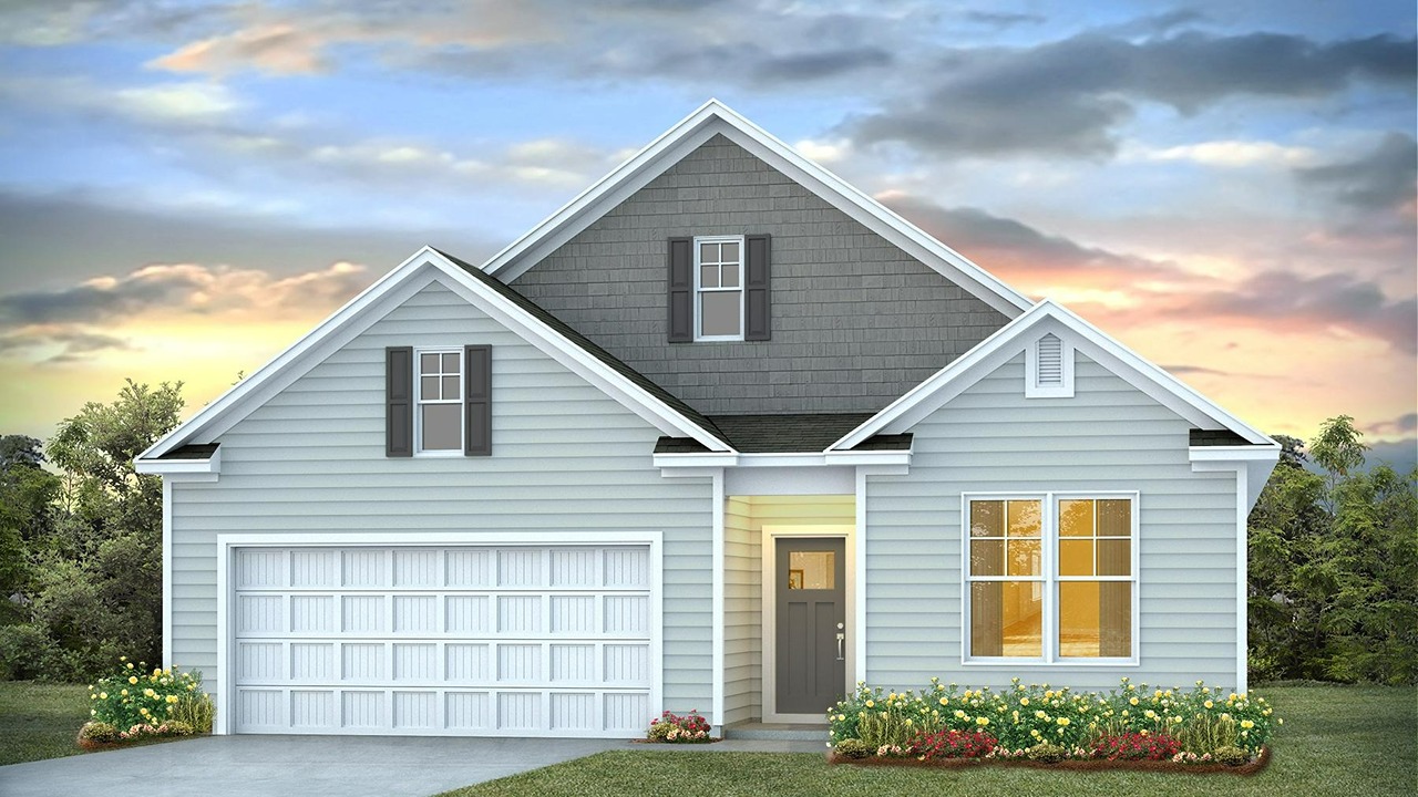 two story home with vinyl siding