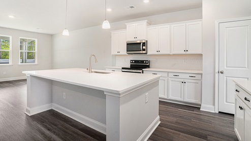 kitchen with granite counters