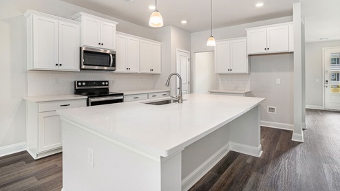 kitchen with granite counters