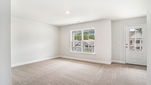 bedroom with carpet flooring