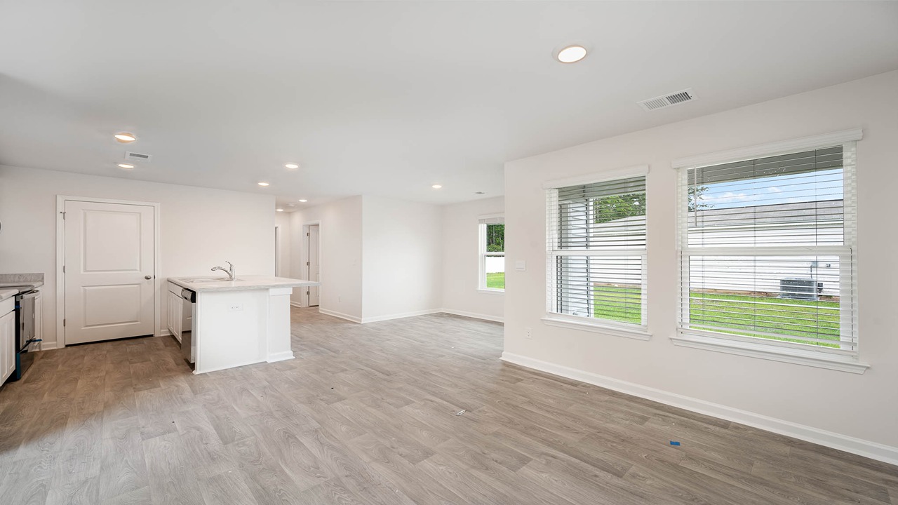 Wyeth living area with windows