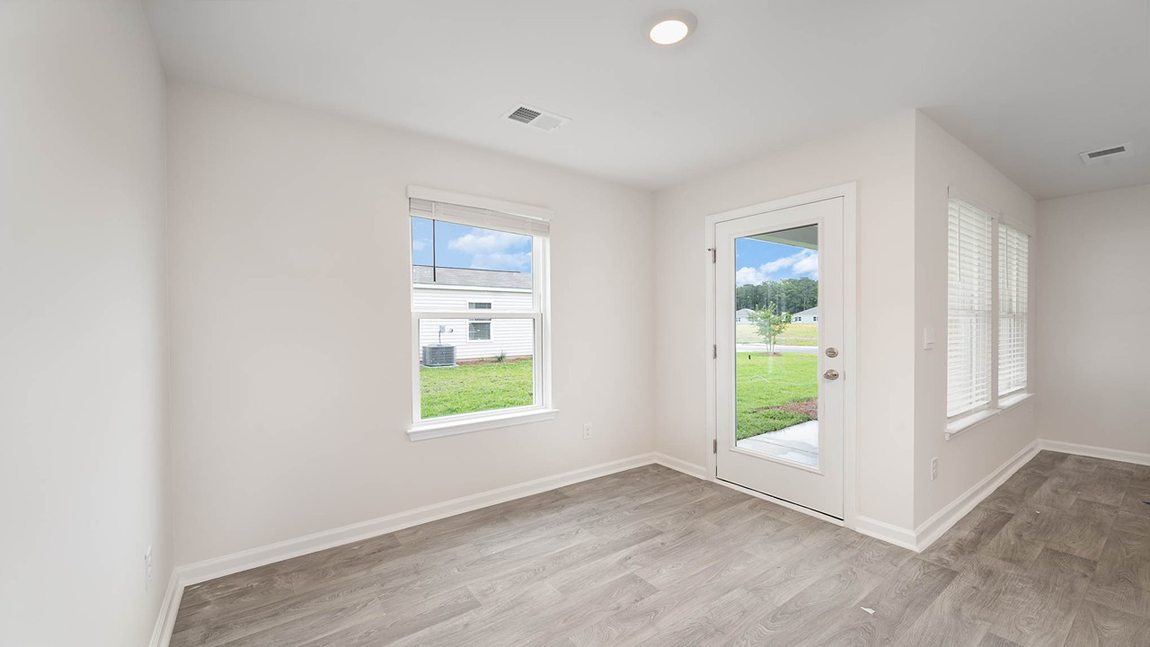 Wyeth dining area with windows