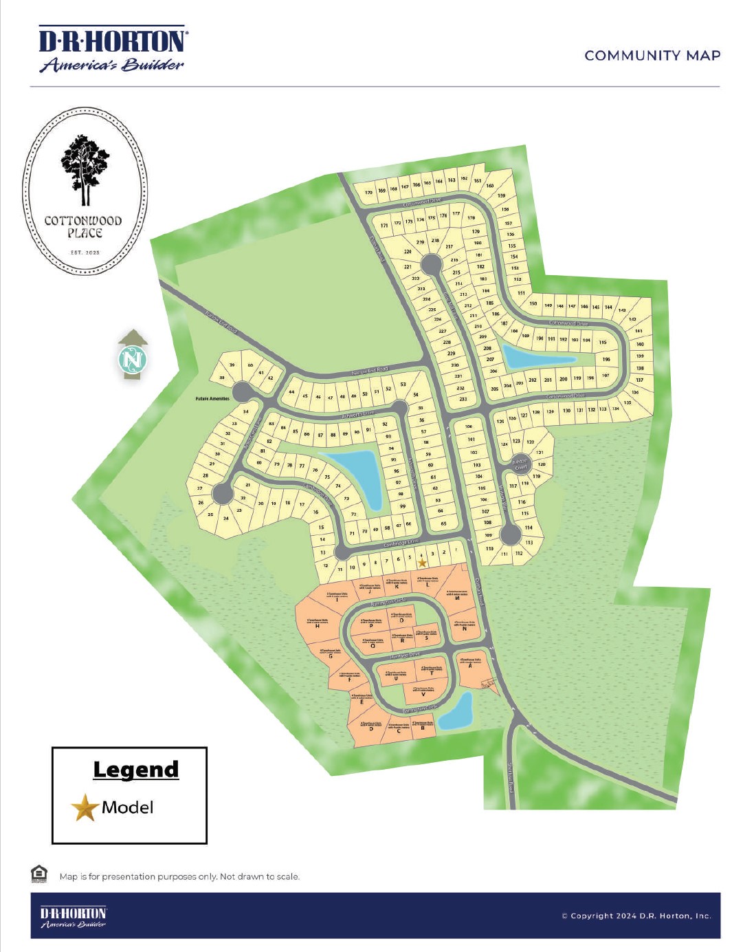 New Homes in Cottonwood Place TABOR CITY, NC D.R. Horton