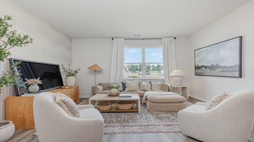 Cali living room overview with chairs