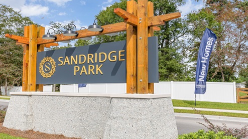 Sandridge Park Entry Sign