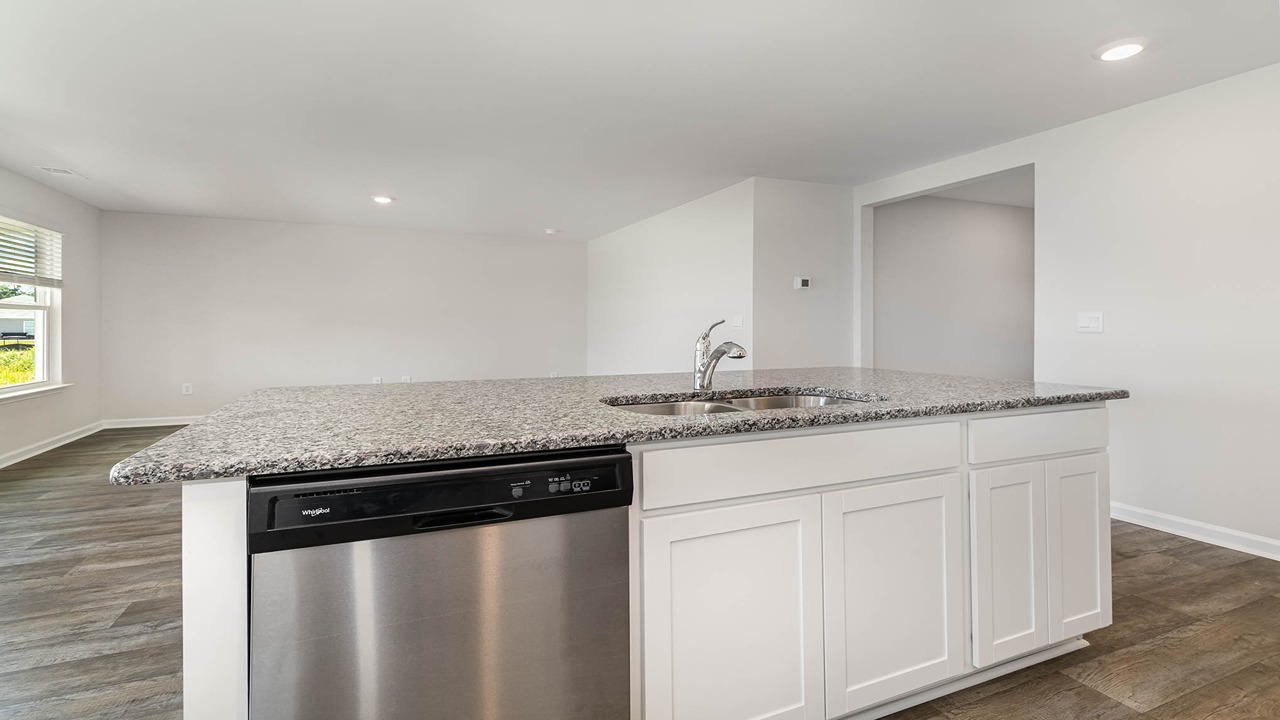 kitchen with granite counters