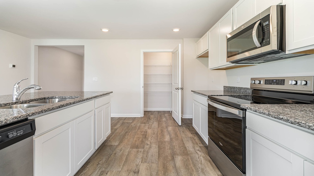 kitchen with granite counters