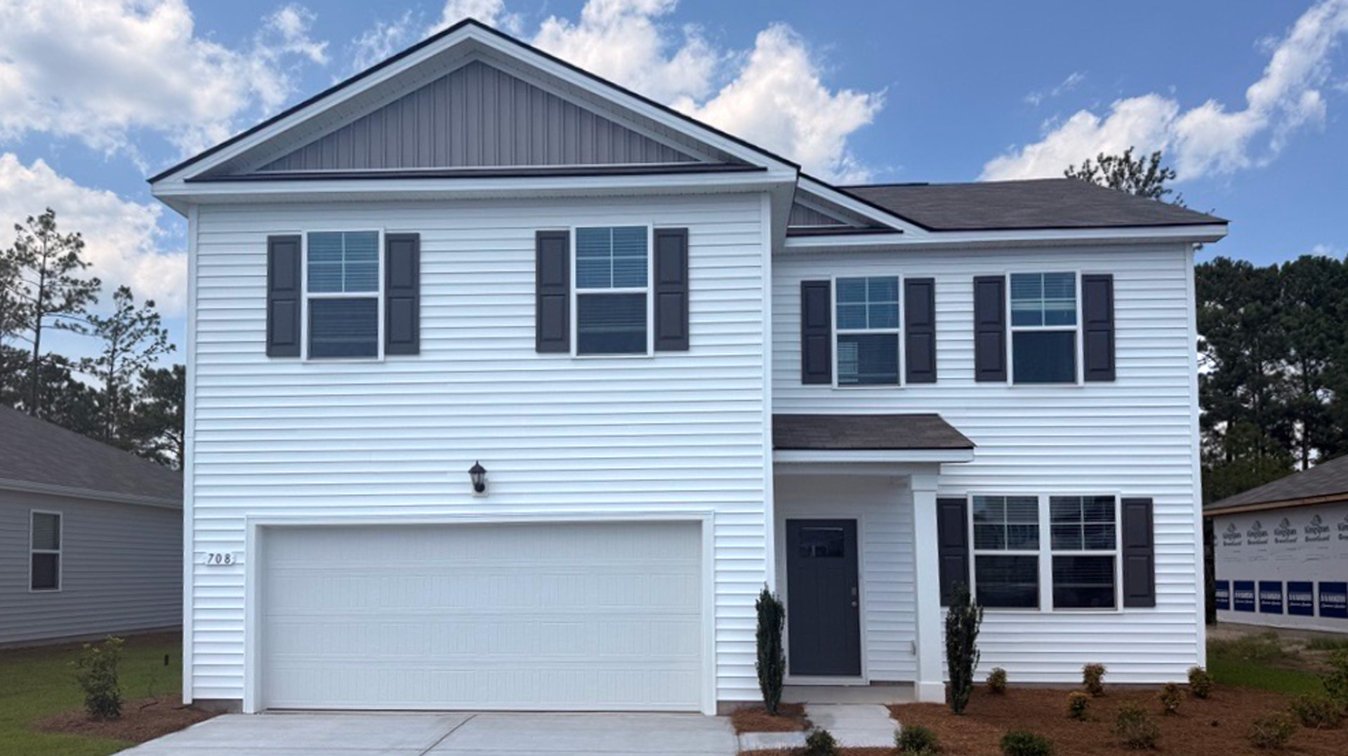 two story home with vinyl siding
